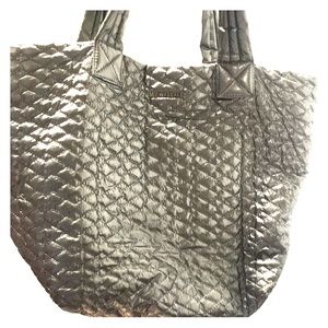 MZ Wallace Silver Metro Satchel